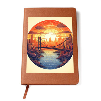 Minimalist BOHO Art 036 - Vegan Leather Journal