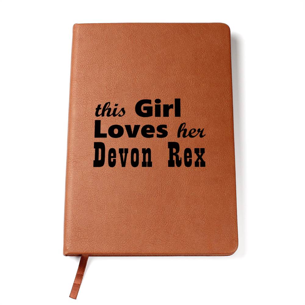 Devon Rex - Vegan Leather Journal