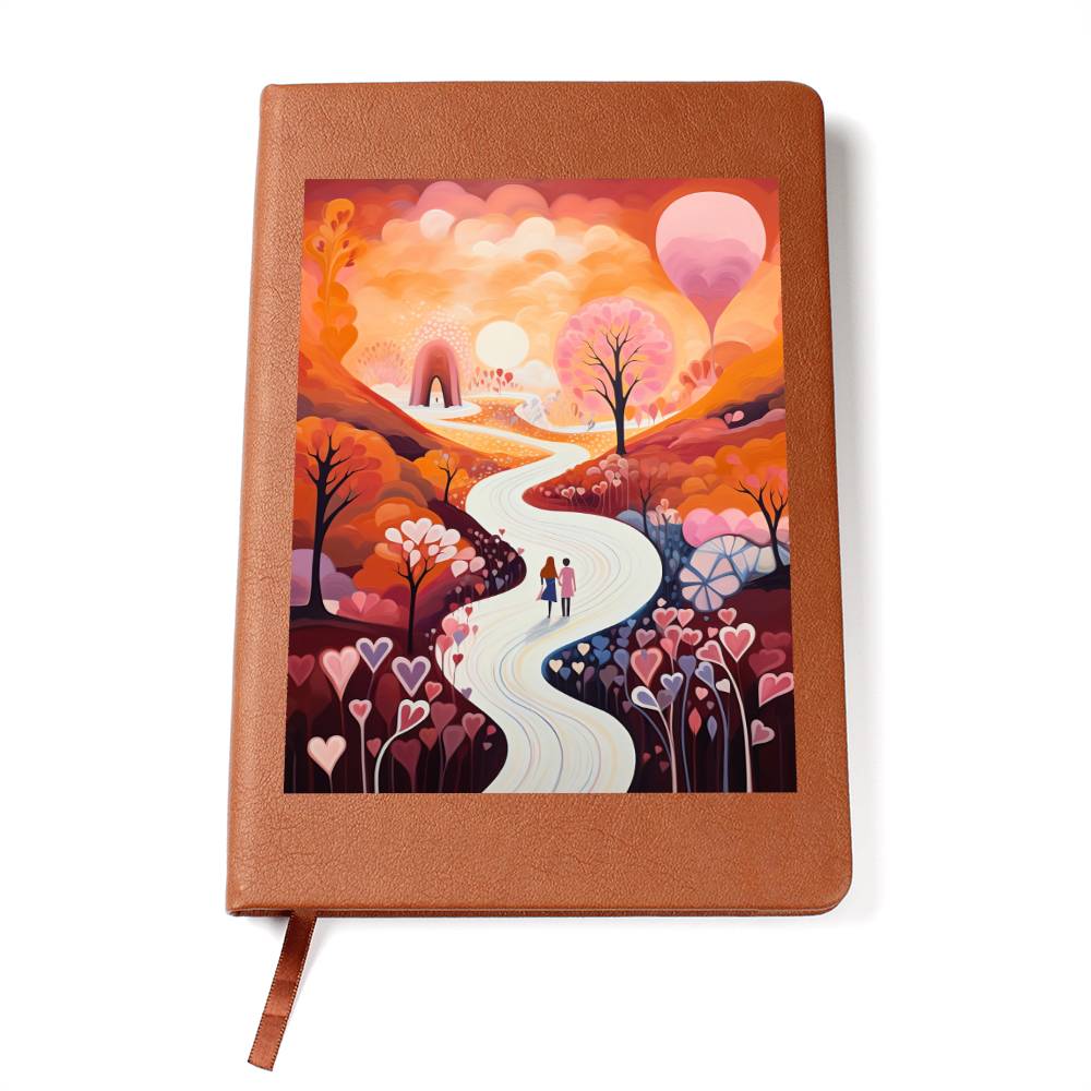 Valentine's Day Art 266 - Vegan Leather Journal