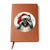 Christmas Dog - Keeshond - Vegan Leather Journal