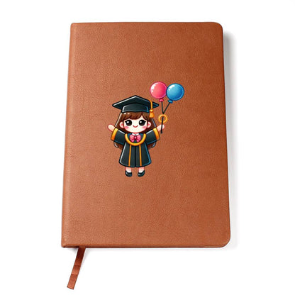 Cute Back to School Sticker 023 - Vegan Leather Journal