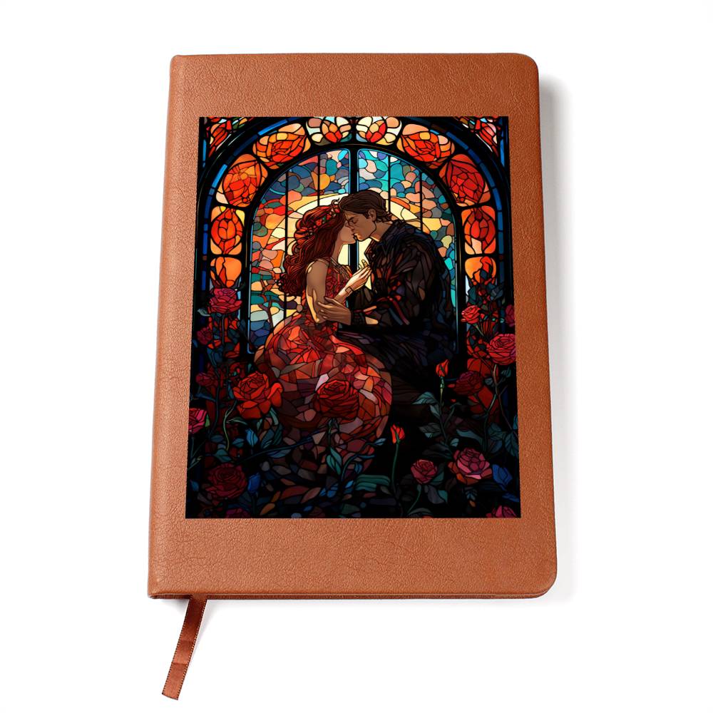 Valentine's Day Art 298 - Vegan Leather Journal