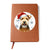 Christmas Dog - Lakeland Terrier - Vegan Leather Journal