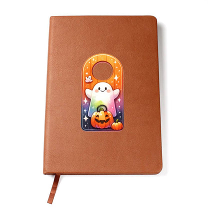 Cute Halloween Sticker 109 - Vegan Leather Journal