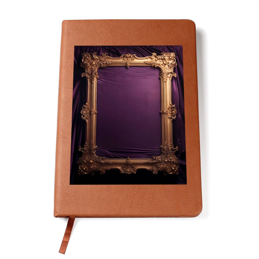 Ornate Gold Cover 059 - Vegan Leather Journal