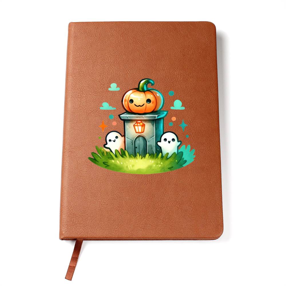 Cute Halloween Sticker 022 - Vegan Leather Journal