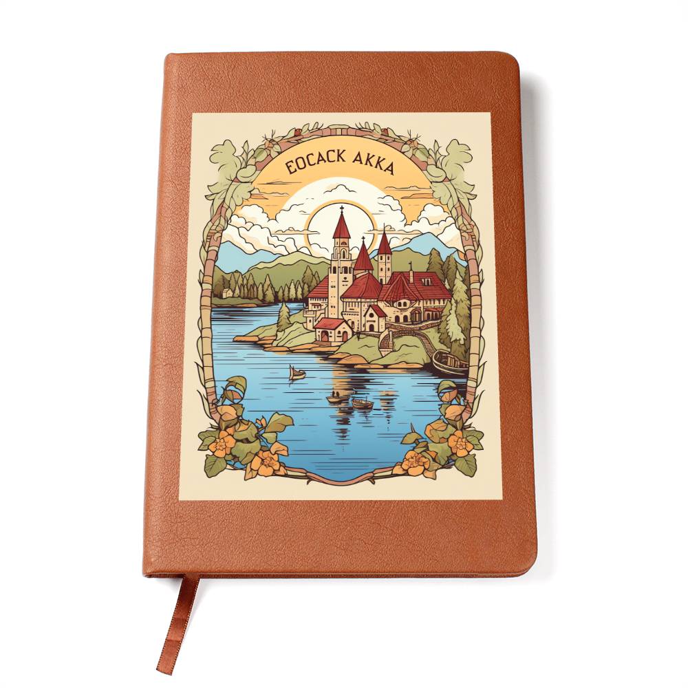 Minimalist BOHO Art 051 - Vegan Leather Journal