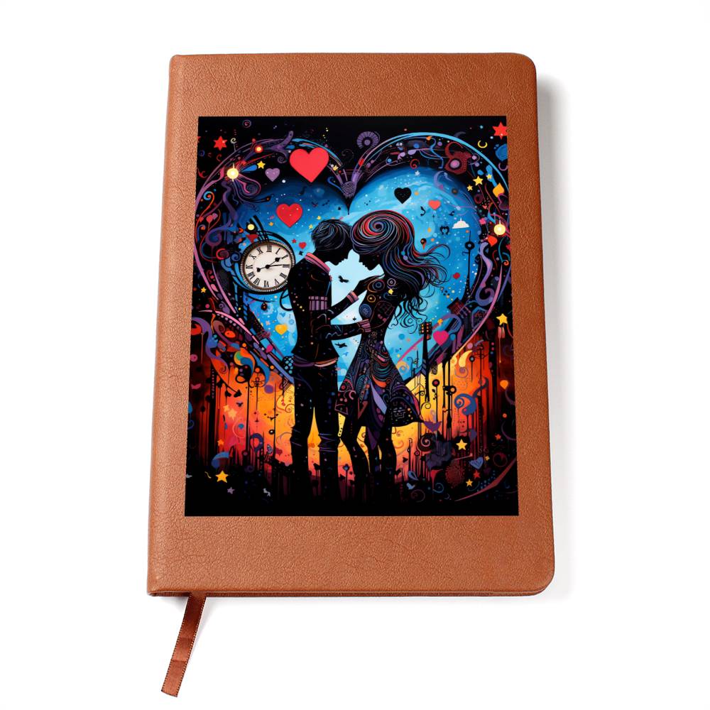 Valentine's Day Art 345 - Vegan Leather Journal