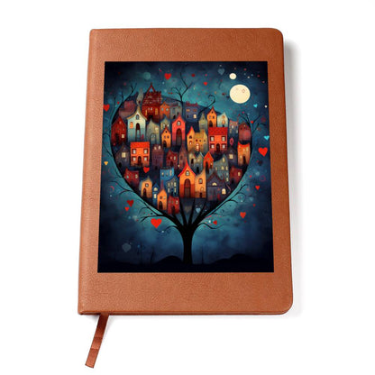 Valentine's Day Art 253 - Vegan Leather Journal