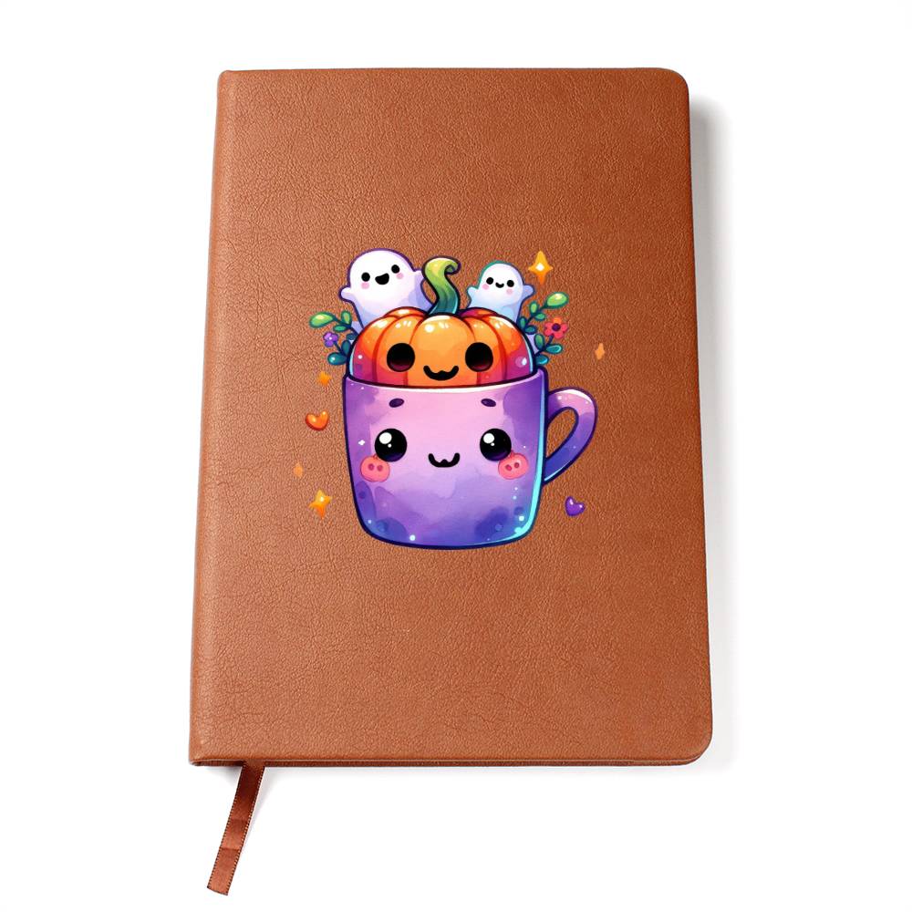 Cute Halloween Sticker 011 - Vegan Leather Journal