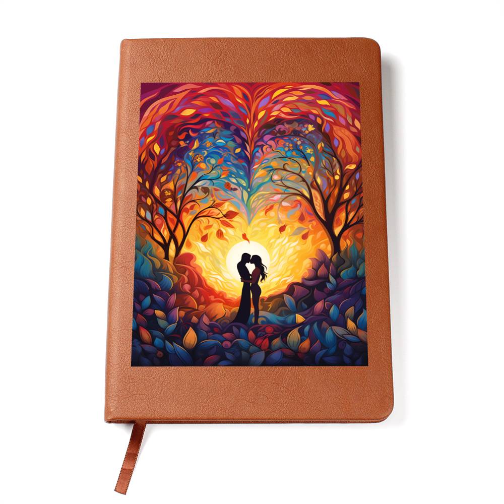 Valentine's Day Art 206 - Vegan Leather Journal