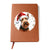 Christmas Dog - Irish Terrier - Vegan Leather Journal