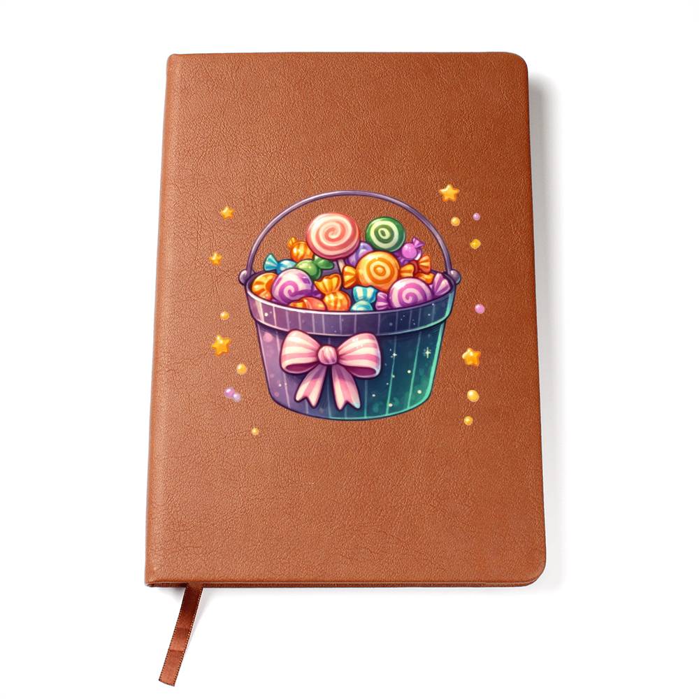 Cute Halloween Sticker 002 - Vegan Leather Journal