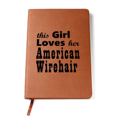 American Wirehair - Vegan Leather Journal