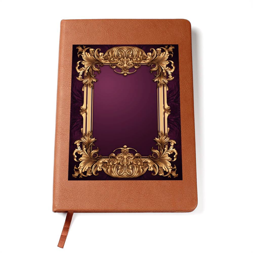 Ornate Gold Cover 061 - Vegan Leather Journal