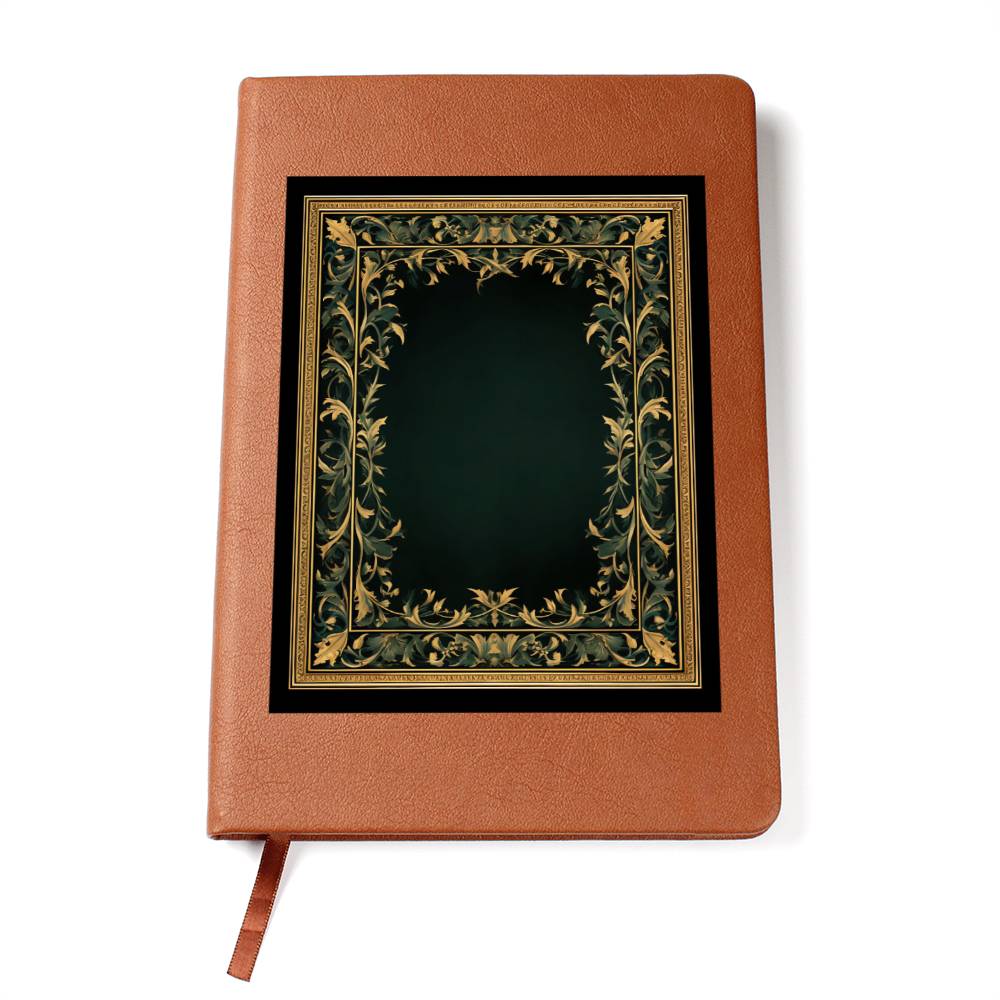 Ornate Gold Cover 119 - Vegan Leather Journal