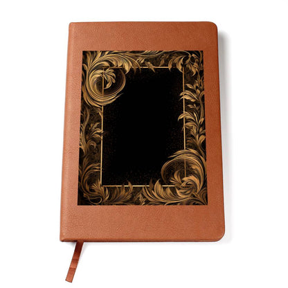 Ornate Gold Cover 007 - Vegan Leather Journal