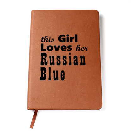 Russian Blue - Vegan Leather Journal