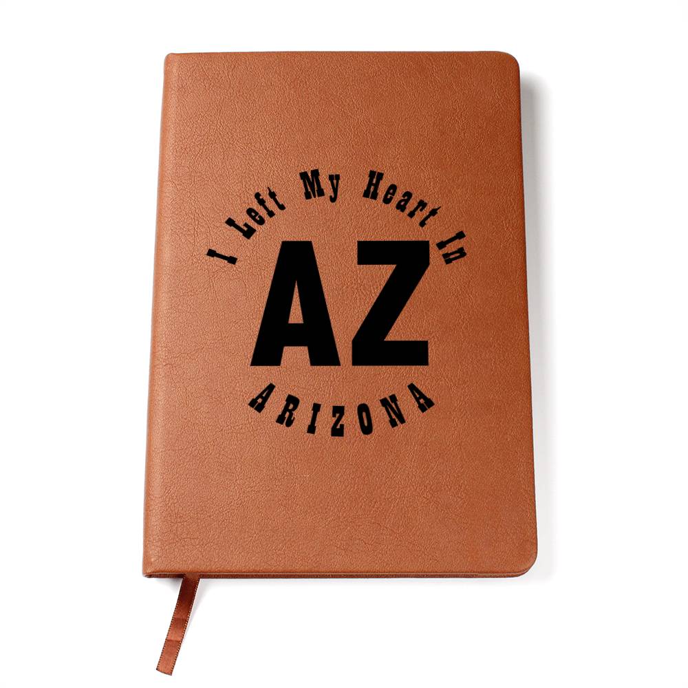 Heart In Arizona v01 - Vegan Leather Journal