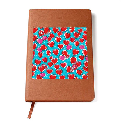 Valentine's Day Pop Art 05 - Vegan Leather Journal