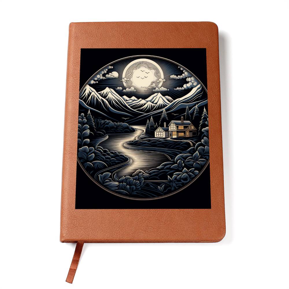 Minimalist BOHO Art 047 - Vegan Leather Journal