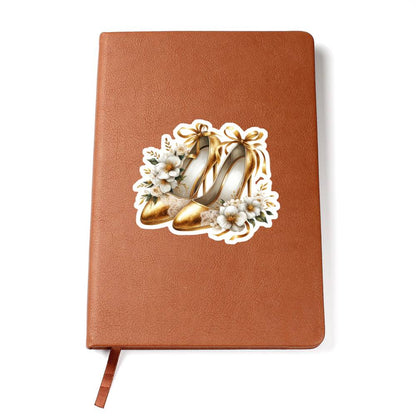 Luxury Wedding Decor Sticker 013 - Vegan Leather Journal