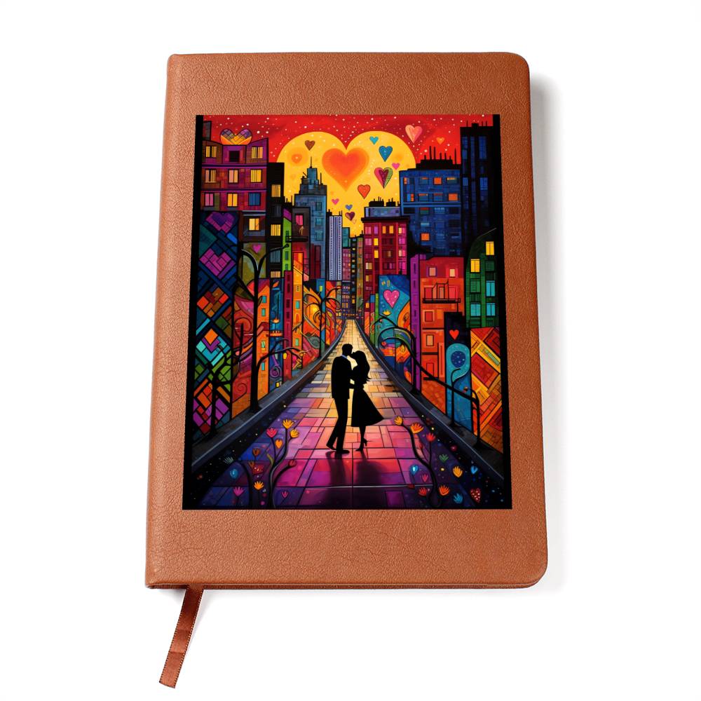 Valentine's Day Art 434 - Vegan Leather Journal