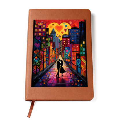 Valentine's Day Art 434 - Vegan Leather Journal
