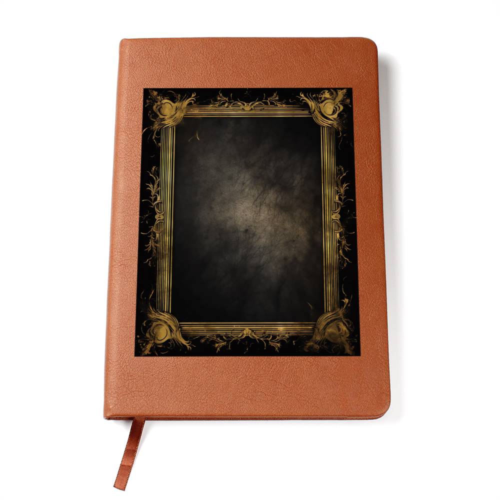 Ornate Gold Cover 025 - Vegan Leather Journal