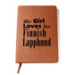 Finnish Lapphund - Vegan Leather Journal