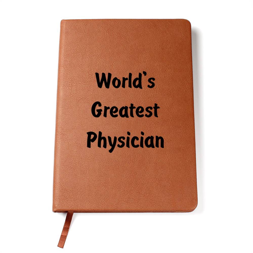 World's Greatest Physician v1 - Vegan Leather Journal