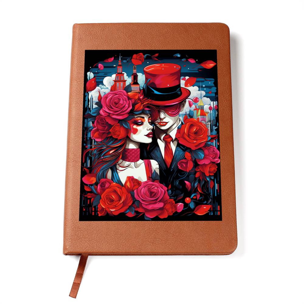 Valentine's Day Art 355 - Vegan Leather Journal