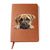 Bullmastiff Peeking - Vegan Leather Journal