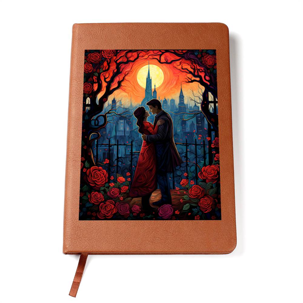 Valentine's Day Art 037 - Vegan Leather Journal