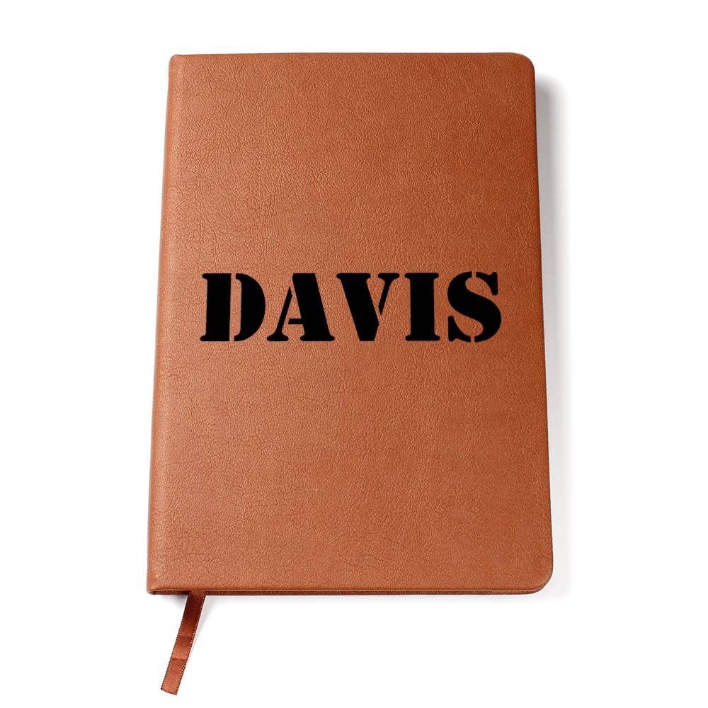 Davis - Vegan Leather Journal