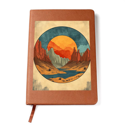 Minimalist BOHO Art 121 - Vegan Leather Journal