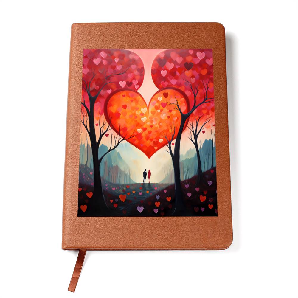 Valentine's Day Art 024 - Vegan Leather Journal