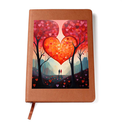 Valentine's Day Art 024 - Vegan Leather Journal