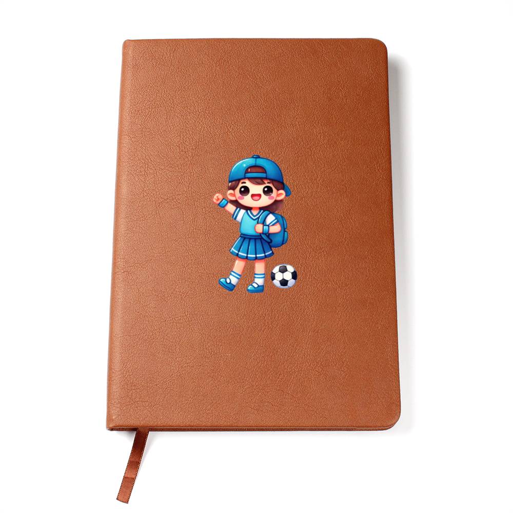 Cute Back to School Sticker 035 - Vegan Leather Journal