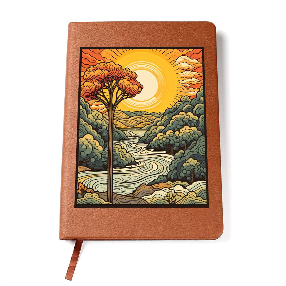 Minimalist BOHO Art 102 - Vegan Leather Journal