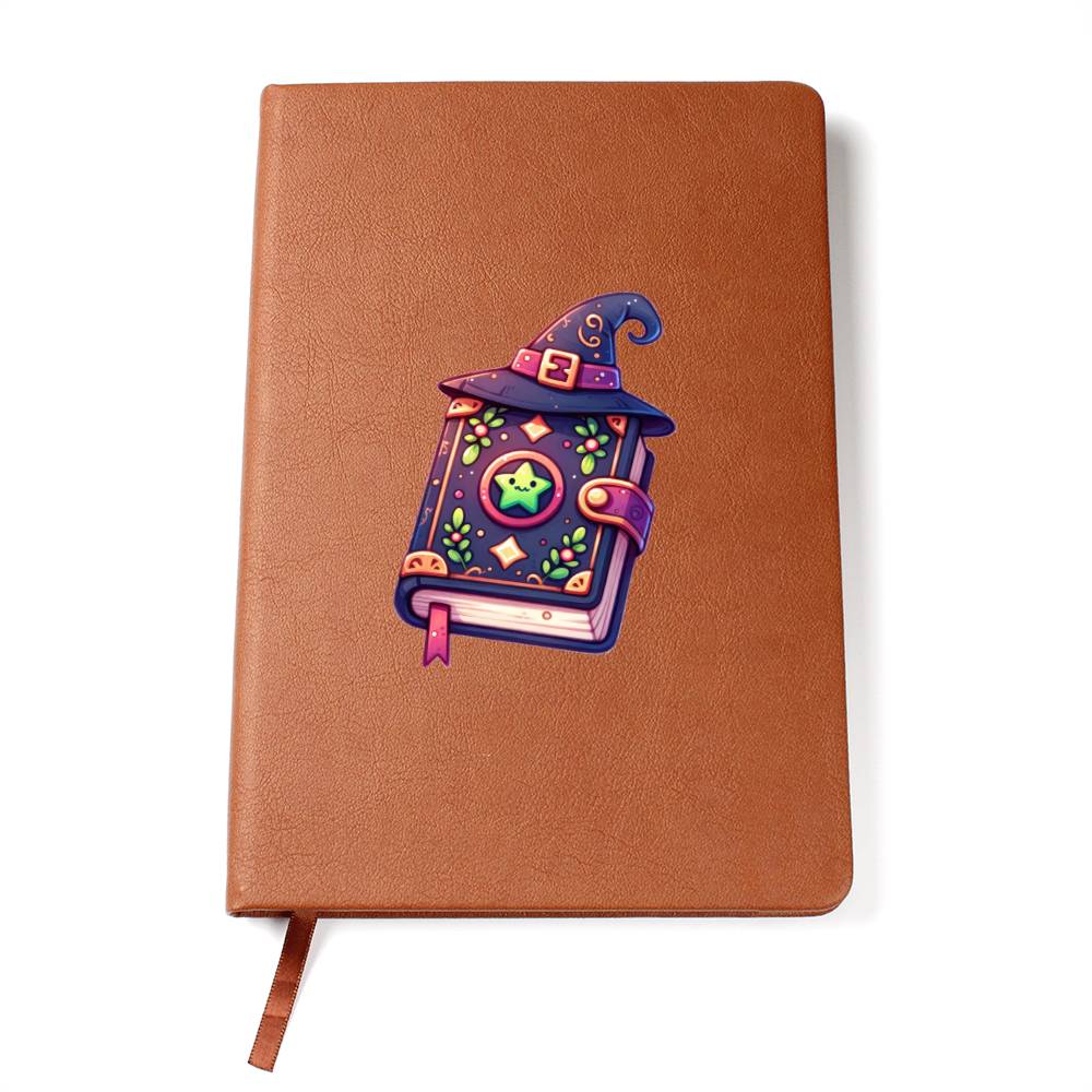 Cute Halloween Sticker 090 - Vegan Leather Journal