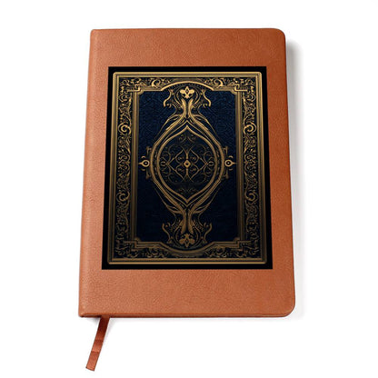 Ornate Gold Cover 052 - Vegan Leather Journal