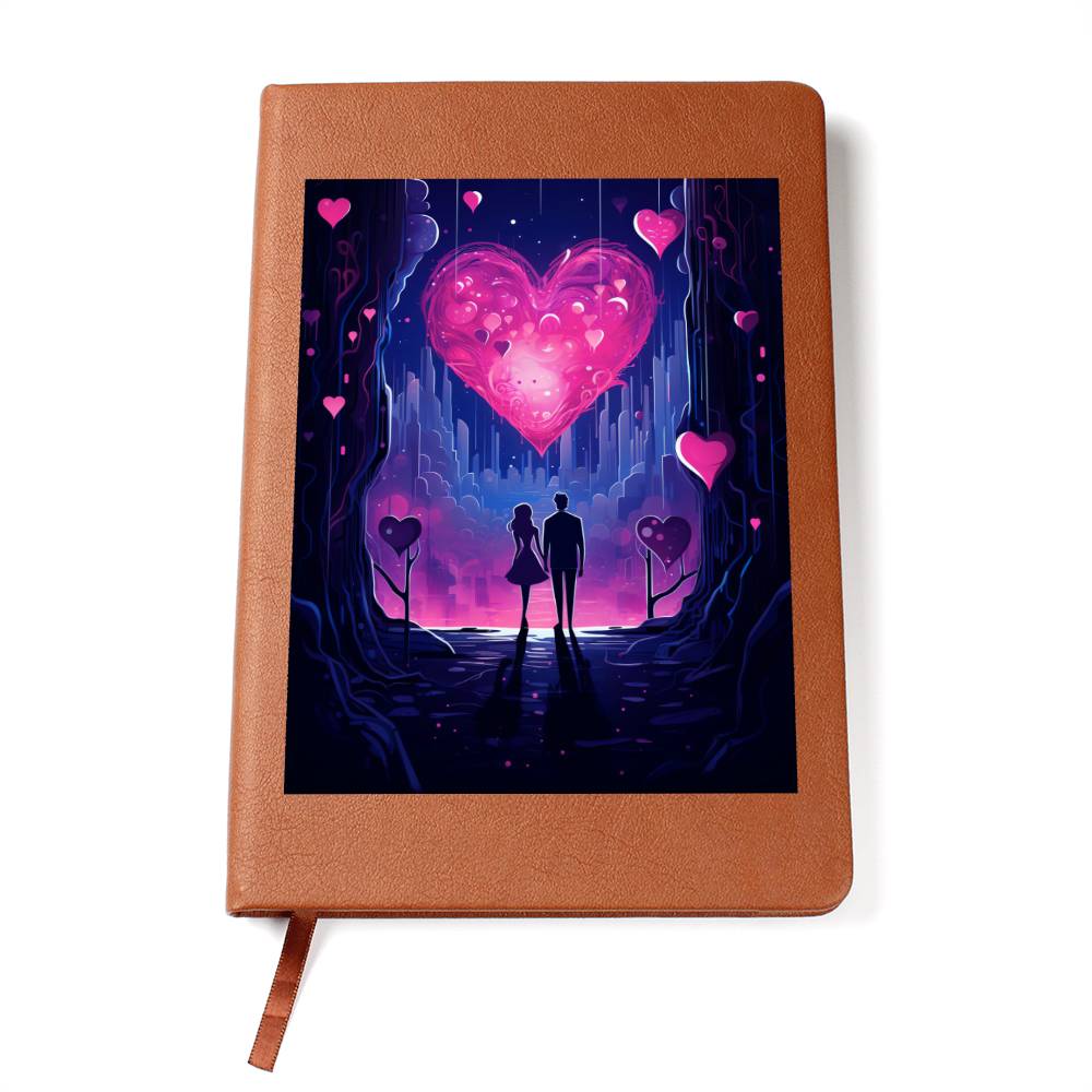 Valentine's Day Art 273 - Vegan Leather Journal