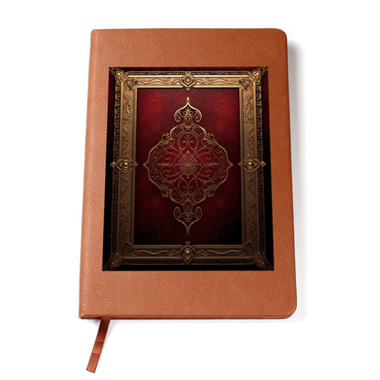 Ornate Gold Cover 037 - Vegan Leather Journal