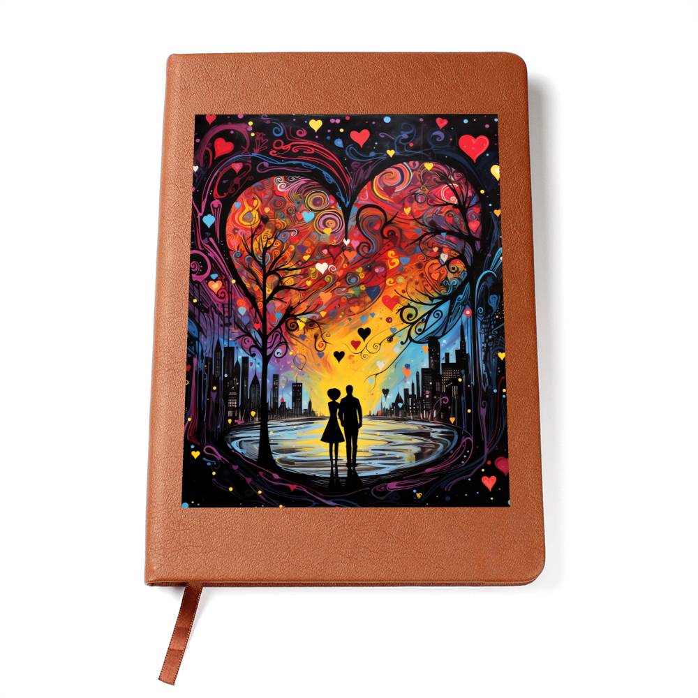 Valentine's Day Art 160 - Vegan Leather Journal