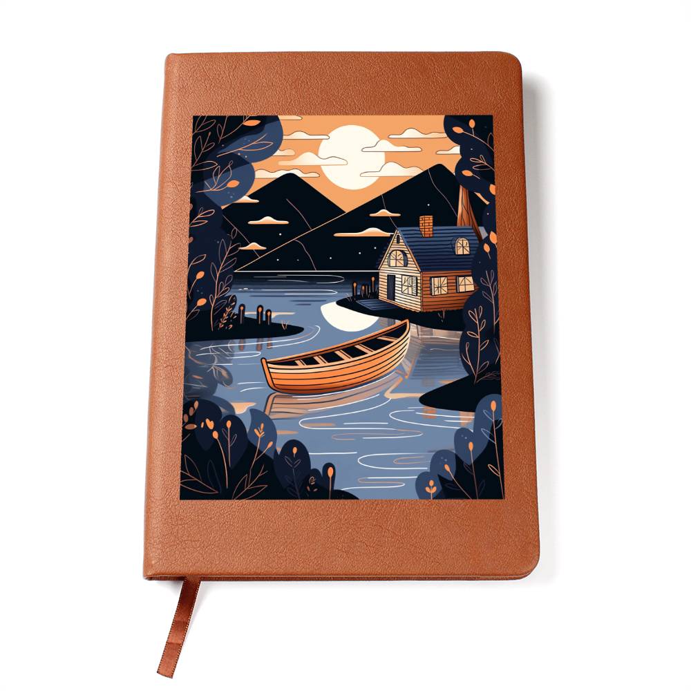 Minimalist BOHO Art 061 - Vegan Leather Journal