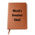 World's Greatest Chief v1 - Vegan Leather Journal