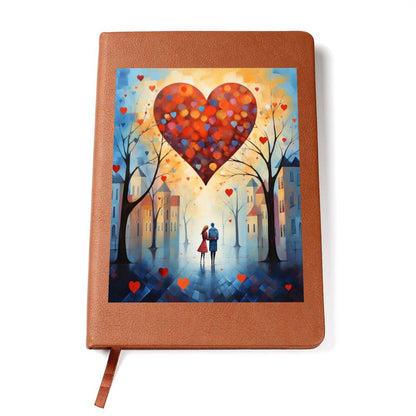 Valentine's Day Art 129 - Vegan Leather Journal