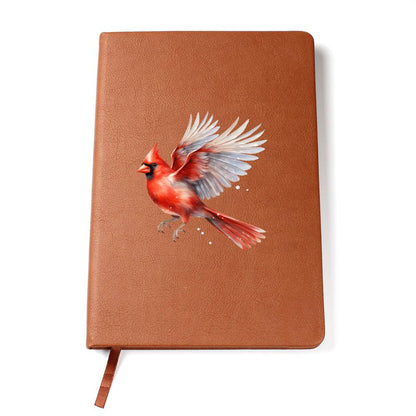 Christmas Cardinal 006 - Vegan Leather Journal