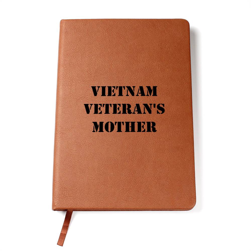 Vietnam Veteran's Mother - Vegan Leather Journal